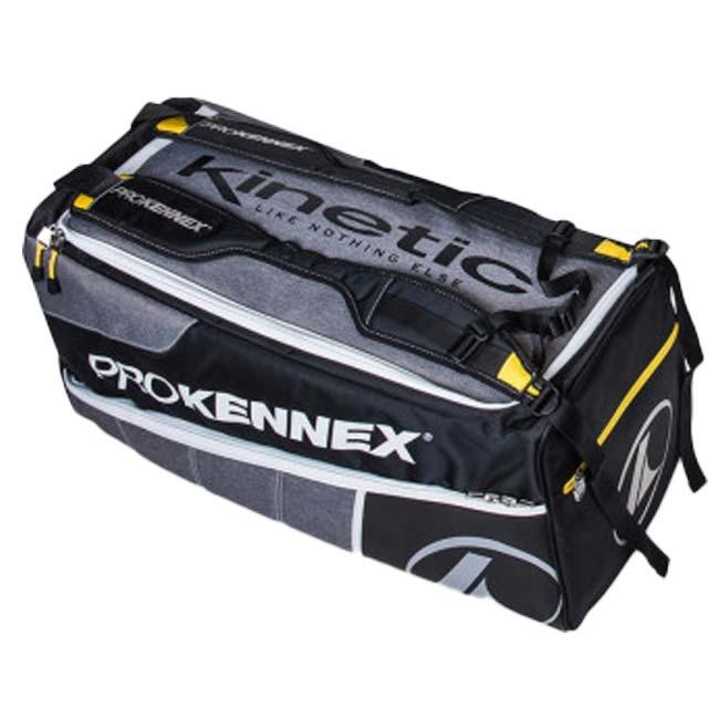 ラケット収納可 プロケネックス(ProKennex) KINETIC ラックパック トラベルバッグ ダッフルバッグ テニスバッグ AYBG1804-グレー×ブラック(24y3m) |  | 02