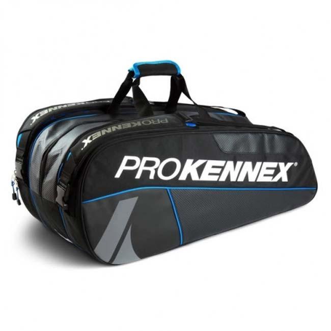 １２本収納 プロケネックス(ProKennex) KINETIC サーモトリプルバッグ ラケットバッグ テニスバッグ AYBG2006-ブラック×ブルー(24y3m) |  | 01
