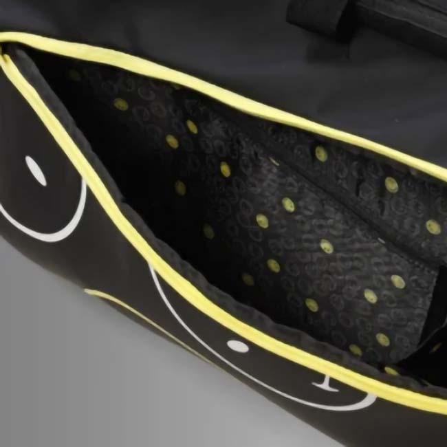 ３本収納 プリンス(Prince) 2025 PRINCE×SMILEY ツアー 1 COMP ワンショルダータイプ ラケットバッグ テニスバッグ 6B028111-BK ブラック(25y10m) | Prince | 09