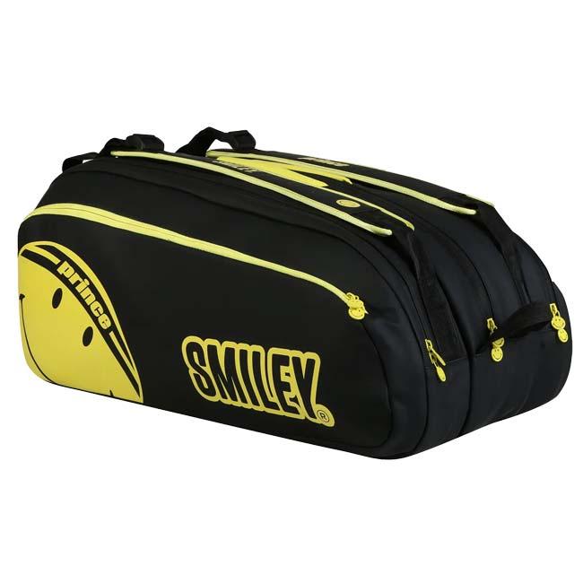 ９本収納 プリンス(Prince) 2025 PRINCE×SMILEY パフォーマンス 3 COMP ラケットバッグ テニスバッグ 6B026111-BK ブラック(25y9m) | Prince | 02