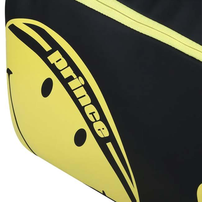 ９本収納 プリンス(Prince) 2025 PRINCE×SMILEY パフォーマンス 3 COMP ラケットバッグ テニスバッグ 6B026111-BK ブラック(25y9m) | Prince | 05