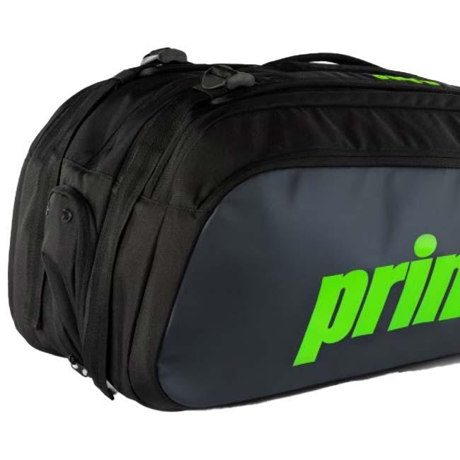 ９本収納 プリンス(Prince) Tour 3-Comp ツアー3コンプ ラケットバッグ 9pk テニスバッグ 6P892024 ブラック×グリーン(25y6m) | Prince | 04