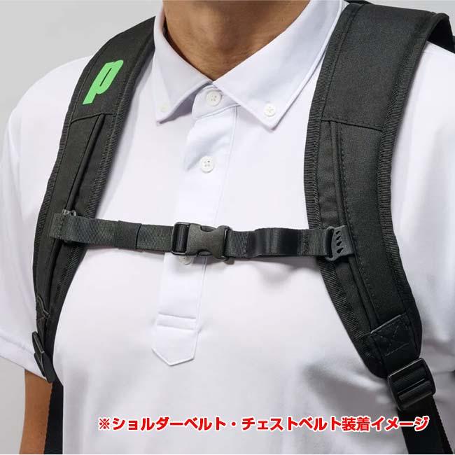 １２本収納 プリンス(Prince) 2025 TOUR TEAM ツアーチーム 12PK ラケットバッグ テニスバッグ TT500-240 ブラック×グリーン(25y5m) | Prince | 16