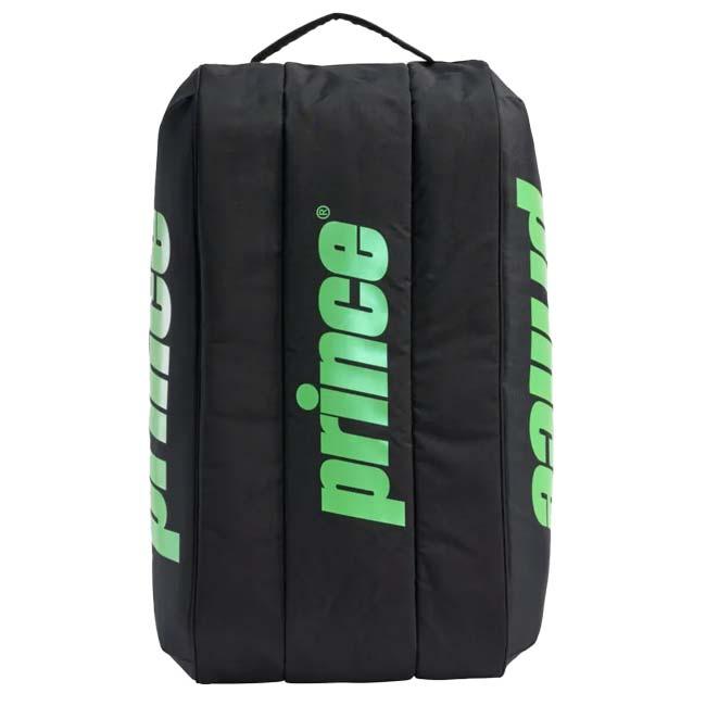 １２本収納 プリンス(Prince) 2025 TOUR TEAM ツアーチーム 12PK ラケットバッグ テニスバッグ TT500-240 ブラック×グリーン(25y5m) | Prince | 03