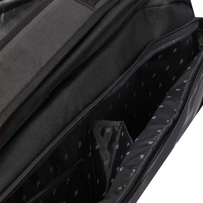 ６本収納 プリンス(Prince) TOURコレクション TOUR 2 COMP ラケットバッグ 6P893024ブラック×グリーン(24y12m) | Prince | 06