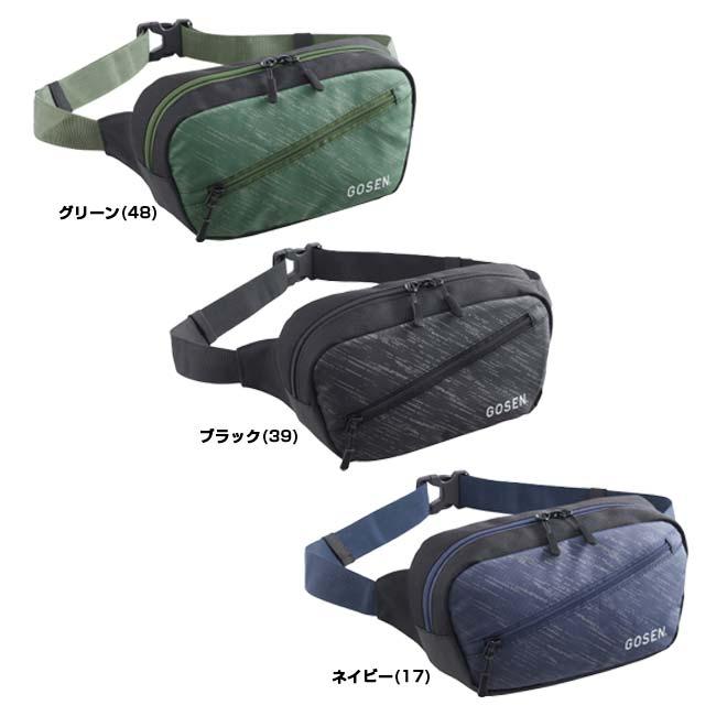 在庫処分特価】ゴーセン(Gosen) 2025 TOWNUSE SERIES ボディバッグ ランニングポーチ BA25TBB(25y10m) | GOSEN | 01