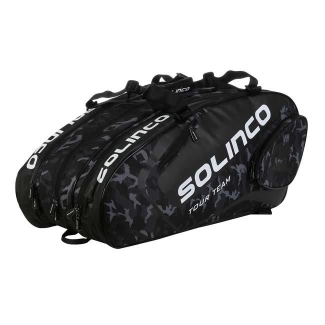 １５本収納 ソリンコ(SOLINCO) TOUR TEAM CAMO 15R ツアーチーム カモ 15R ラケットバッグ テニスバッグ 1920566-ブラックカモ(24y6m) | 