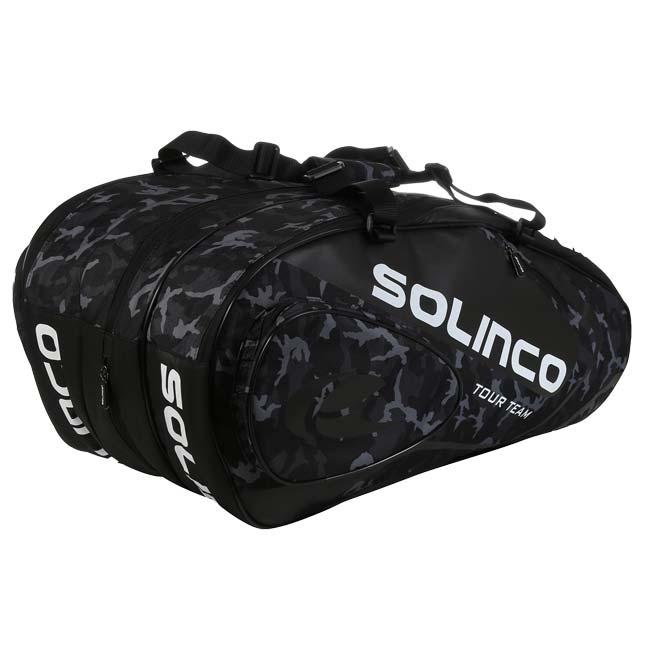 １５本収納 ソリンコ(SOLINCO) TOUR TEAM CAMO 15R ツアーチーム カモ 15R ラケットバッグ テニスバッグ 1920566-ブラックカモ(24y6m) |  | 03