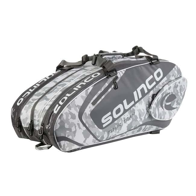 １５本収納 ソリンコ(SOLINCO) TOUR TEAM CAMO 15R ツアーチーム カモ 15R ラケットバッグ テニスバッグ 1920563-ホワイトカモ(24y6m) | 