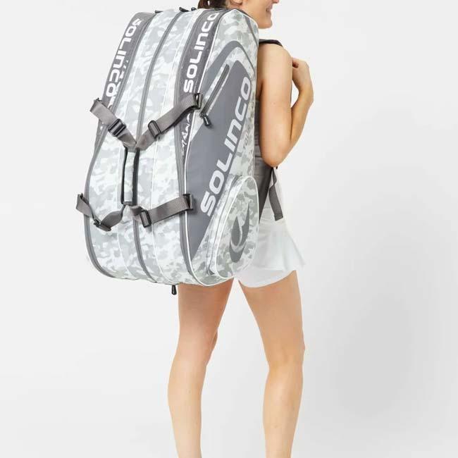 １５本収納 ソリンコ(SOLINCO) TOUR TEAM CAMO 15R ツアーチーム カモ 15R ラケットバッグ テニスバッグ 1920563-ホワイトカモ(24y6m) |  | 17