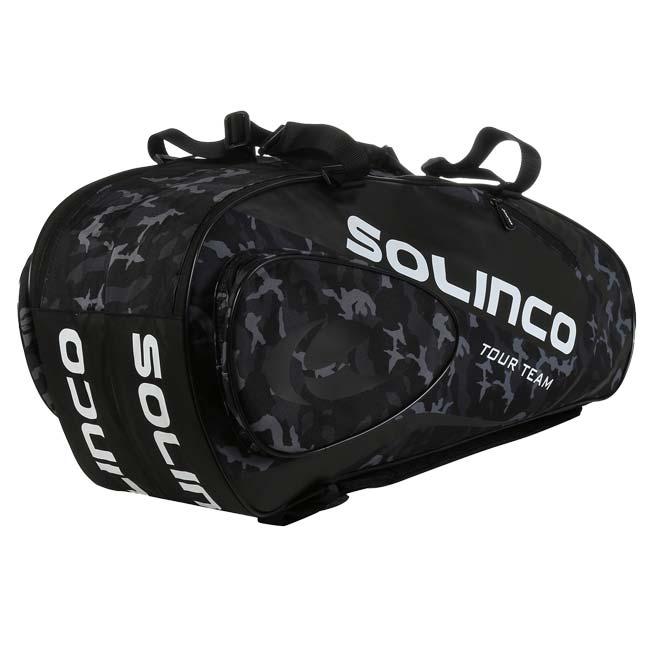 ６本収納 ソリンコ(SOLINCO) TOUR TEAM CAMO 6R ツアーチーム カモ 6R ラケットバッグ テニスバッグ 1920567-ブラックカモ(24y6m) |  | 03