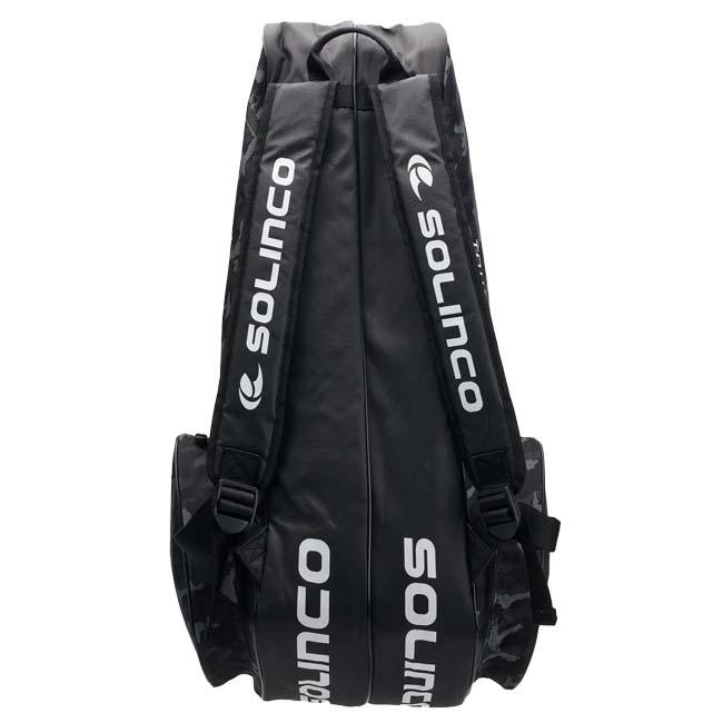 ６本収納 ソリンコ(SOLINCO) TOUR TEAM CAMO 6R ツアーチーム カモ 6R ラケットバッグ テニスバッグ 1920567-ブラックカモ(24y6m) |  | 05