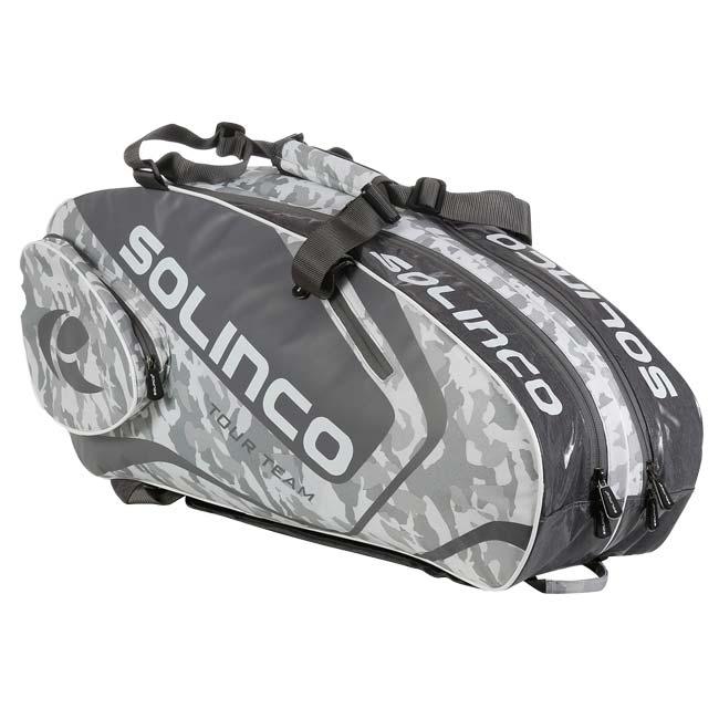 ６本収納 ソリンコ(SOLINCO) TOUR TEAM CAMO 6R ツアーチーム カモ 6R ラケットバッグ テニスバッグ 1920564-ホワイトカモ(24y6m) |  | 02