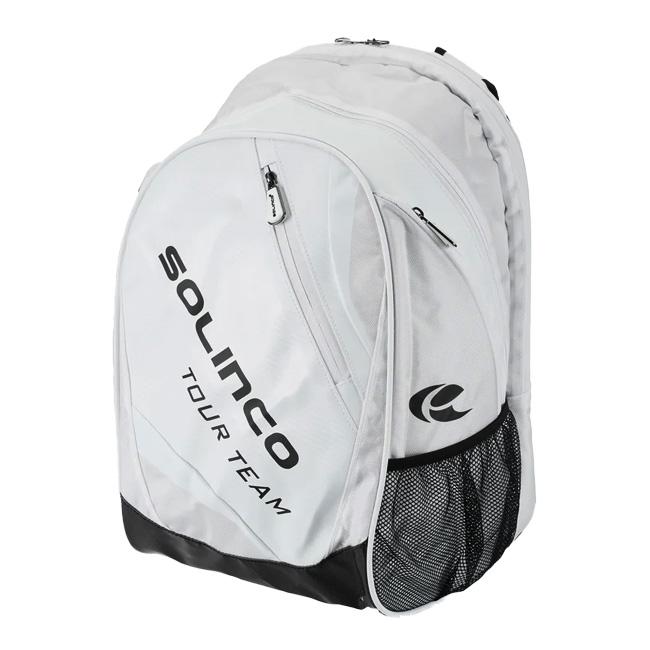 ラケット収納可 ソリンコ(SOLINCO)  WHITEOUT TOUR TEAM バックパック テニスバッグ 1920383-ホワイト(22y11m) | 