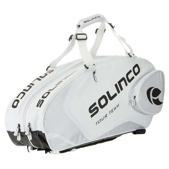 ６本収納 ソリンコ(SOLINCO)  WHITEOUT 6PK TOUR TEAM ラケットバッグ テニスバッグ 1920382-ホワイト(22y11m) |  | 02