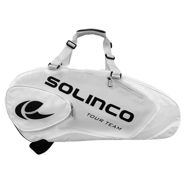 ６本収納 ソリンコ(SOLINCO)  WHITEOUT 6PK TOUR TEAM ラケットバッグ テニスバッグ 1920382-ホワイト(22y11m) |  | 03