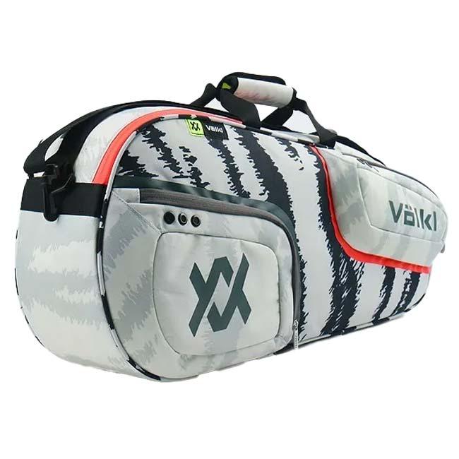３本収納 フォルクル(Volkl) ZEBRA PRO BAG ゼブラ プロバッグ ラケットバッグ テニスバッグ V74454 ゴーストホワイト×BK(25y3m) |  | 01