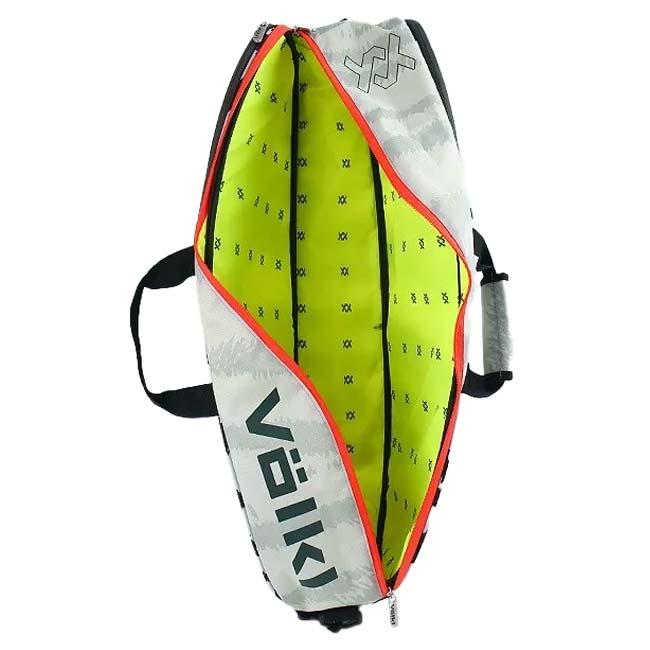 ３本収納 フォルクル(Volkl) ZEBRA PRO BAG ゼブラ プロバッグ ラケットバッグ テニスバッグ V74454 ゴーストホワイト×BK(25y3m) |  | 06