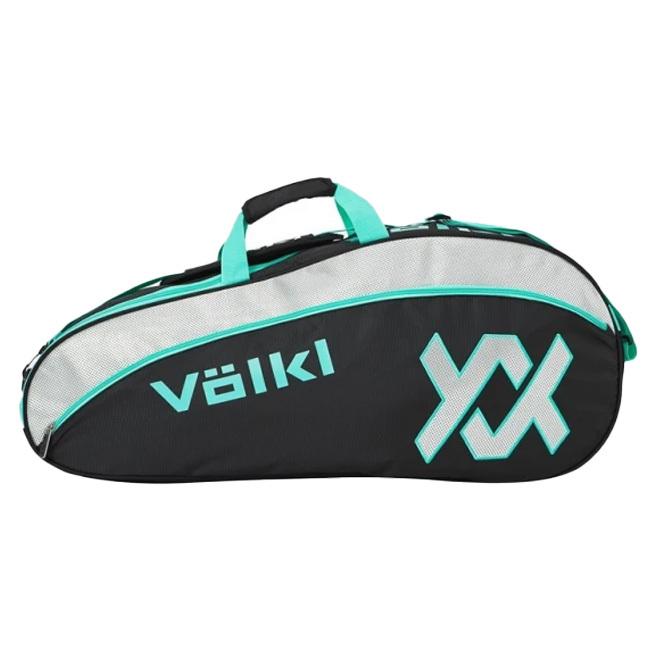 ３本収納 フォルクル(Volkl) 2022 TOUR PRO ツアープロ ラケットバッグ テニスバッグ V71203-BK×ターコイズ×シルバー(22y3m) | VOLKL | 01