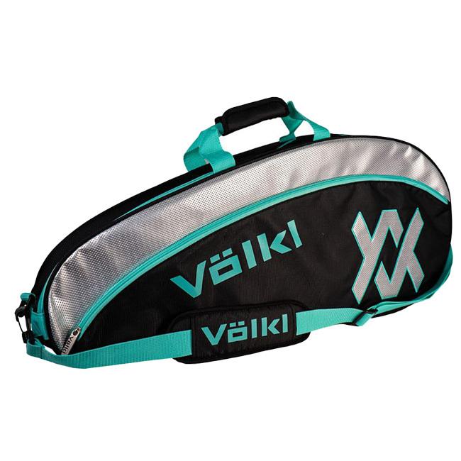 ３本収納 フォルクル(Volkl) 2022 TOUR PRO ツアープロ ラケットバッグ テニスバッグ V71203-BK×ターコイズ×シルバー(22y3m) | VOLKL | 02