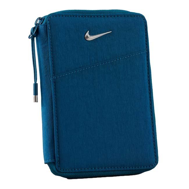 ナイキ(NIKE) ユニセックス AURA オーラ トラベルウォレット アクセサリポーチ TR0002-408 ブルーフォース×シルバー(26y1m) | NIKE