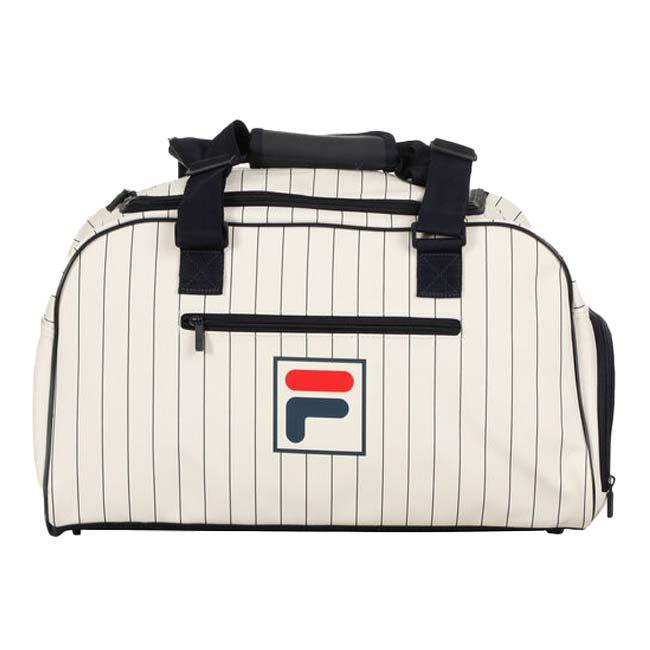 FILA(フィラ) 2024 ヘリテージ スモールスポーツバッグ ボストンバッグ FAB24201-2012ホワイト(24y11m) | FILA