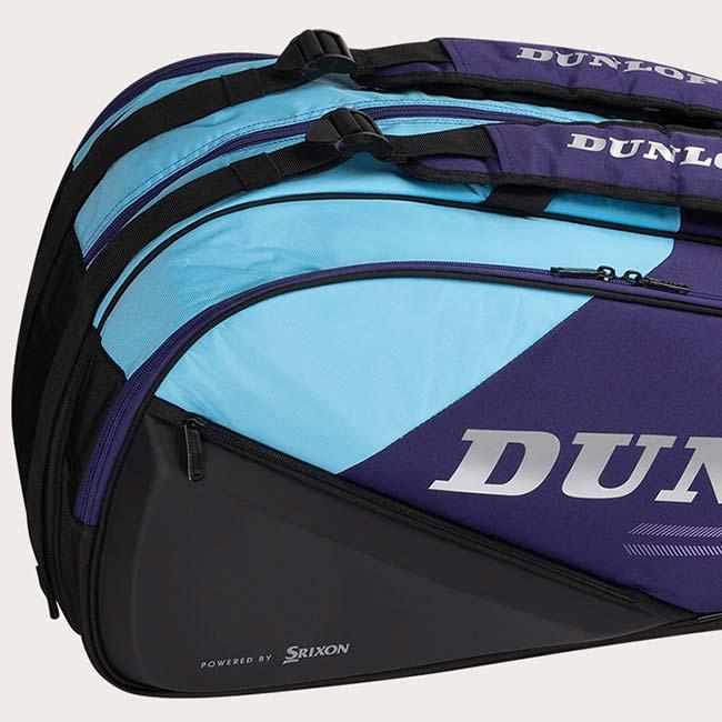 ８本収納 ダンロップ(DUNLOP) 2025 プロラインシリーズ ラケットバッグ8 テニスバッグ DTC-2681 バイオレット×Nブルー(25y11m) | ダンロップスポーツ | 06