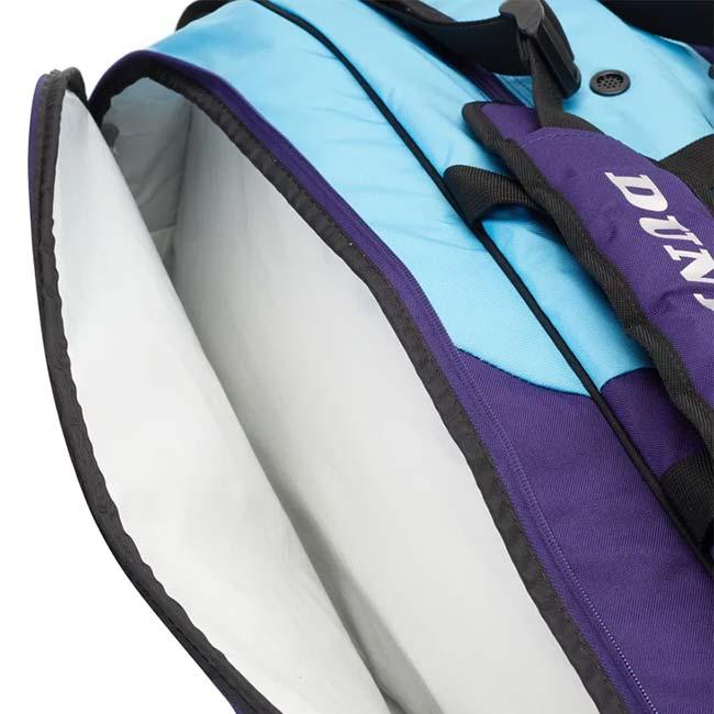 ８本収納 ダンロップ(DUNLOP) 2025 プロラインシリーズ ラケットバッグ8 テニスバッグ DTC-2681 バイオレット×Nブルー(25y11m) | ダンロップスポーツ | 09