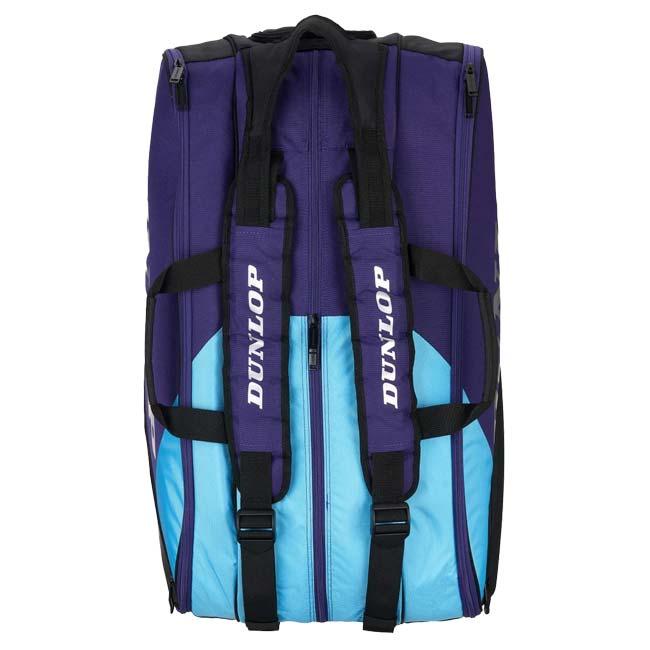 １２本収納 ダンロップ(DUNLOP) 2025 プロラインシリーズ ラケットバッグ12 テニスバッグ DTC-2680 バイオレット×Nブルー(25y11m) | ダンロップスポーツ | 03