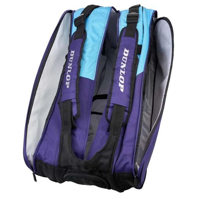 １２本収納 ダンロップ(DUNLOP) 2025 プロラインシリーズ ラケットバッグ12 テニスバッグ DTC-2680 バイオレット×Nブルー(25y11m) | ダンロップスポーツ | 05
