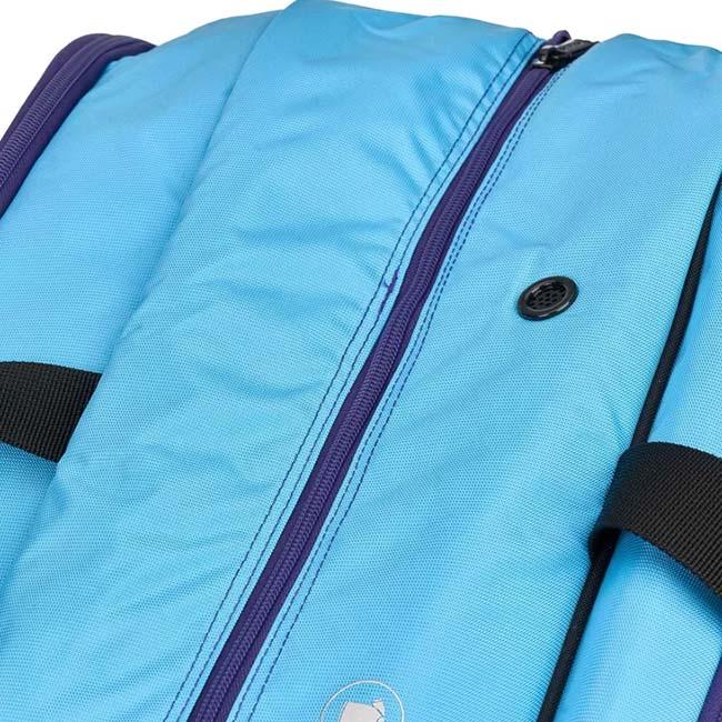 １２本収納 ダンロップ(DUNLOP) 2025 プロラインシリーズ ラケットバッグ12 テニスバッグ DTC-2680 バイオレット×Nブルー(25y11m) | ダンロップスポーツ | 06