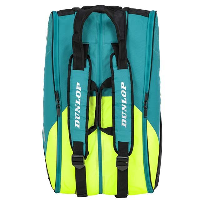 １２本収納 ダンロップ(DUNLOP) 2025 PRO LINE プロライン ラケットバッグ 91L テニスバッグ DTC-2580-976ティール×ブラック(25y1m) | ダンロップスポーツ | 02