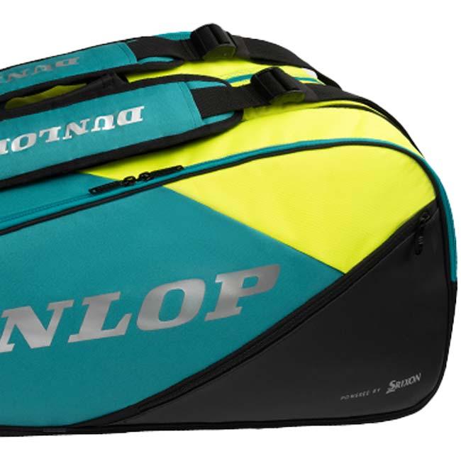 １２本収納 ダンロップ(DUNLOP) 2025 PRO LINE プロライン ラケットバッグ 91L テニスバッグ DTC-2580-976ティール×ブラック(25y1m) | ダンロップスポーツ | 07