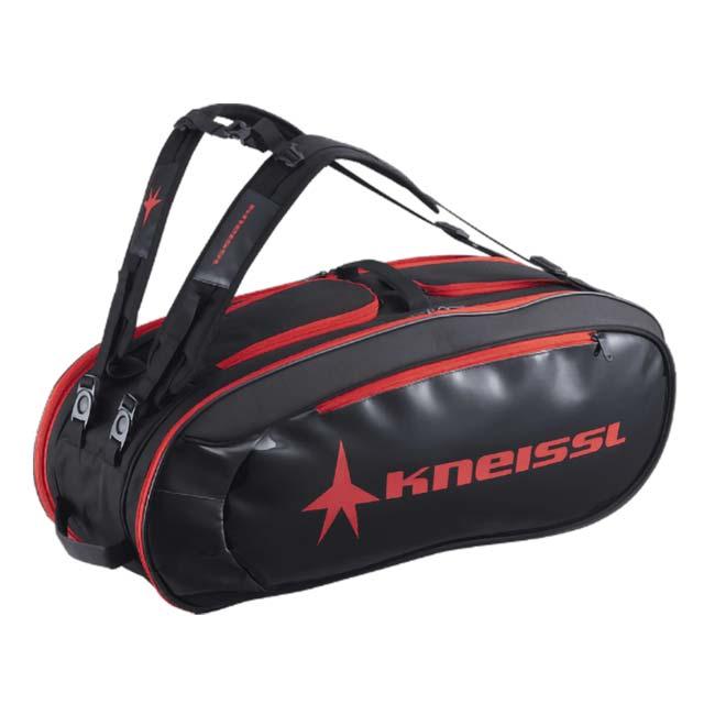 ６本収納 クナイスル(KNEISSL) 2024 ラケットバッグ 6PACK KBG01BK テニスバッグ KBG01-BK ブラック(24y3m) | クナイスル
