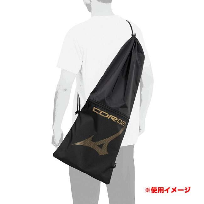 ２本収納 ミズノ(MIZUNO) 2026 ユニセックス ラケットバッグ2 COR02v 巾着タイプ 2本入れ ワンショルダー 63JDD004(26y6m) | MIZUNO | 08