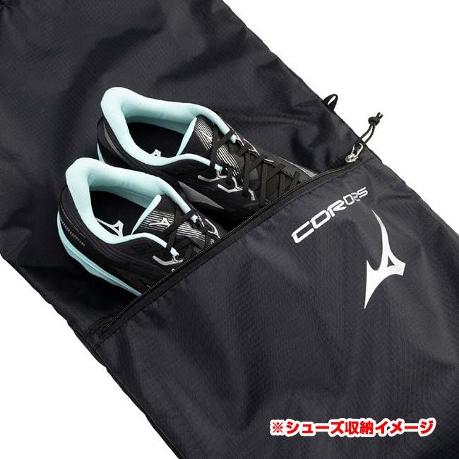 ２本収納 ミズノ(MIZUNO) 2026 ユニセックス ラケットバッグ2 COR02s 巾着タイプ 2本入れ ワンショルダー 63JDD003(26y6m) | MIZUNO | 04