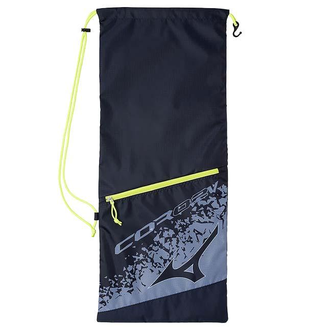 ２本収納 ミズノ(MIZUNO) 2024 ラケットバッグ COR02v 巾着タイプ フック付き テニスバッグ 63JDB004(24y9m) | MIZUNO | 02