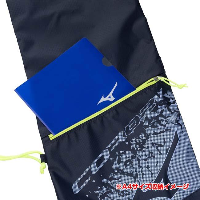 ２本収納 ミズノ(MIZUNO) 2024 ラケットバッグ COR02v 巾着タイプ フック付き テニスバッグ 63JDB004(24y9m) | MIZUNO | 04