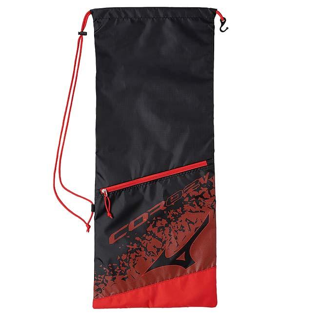 ２本収納 ミズノ(MIZUNO) 2024 ラケットバッグ COR02v 巾着タイプ フック付き テニスバッグ 63JDB004(24y9m) | MIZUNO | 07