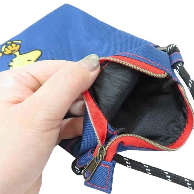 PEANUTS(ピーナッツ) ウッドストック ファスナー付きサコッシュ WS スヌーピー 野球 ベースボール ミニショルダー ショルダーポーチ 197986-24(25y5m) |  | 04