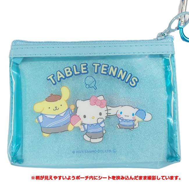 透け感がかわいい サンリオ(Sanrio) サンリオキャラクターズ カラビナ付きミニポーチ 卓球部 部活 小物入れ アクセサリポーチ 305719(25y5m) |  | 02