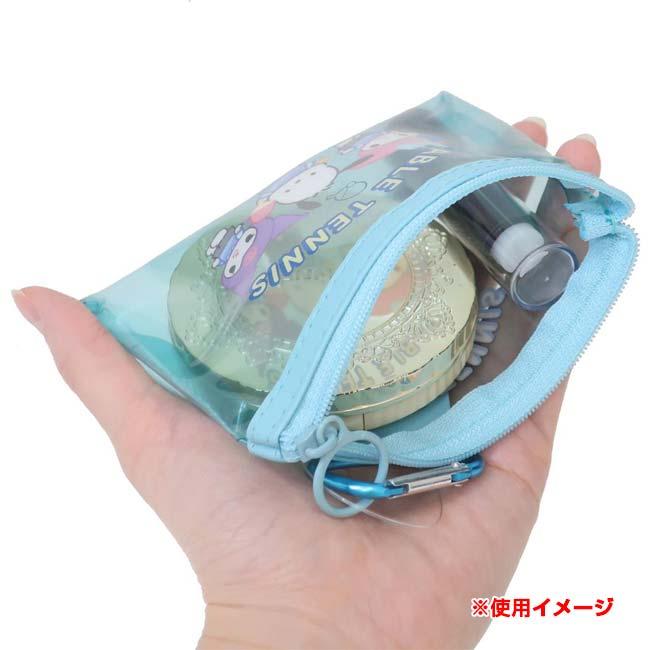 透け感がかわいい サンリオ(Sanrio) サンリオキャラクターズ カラビナ付きミニポーチ 卓球部 部活 小物入れ アクセサリポーチ 305719(25y5m) |  | 04