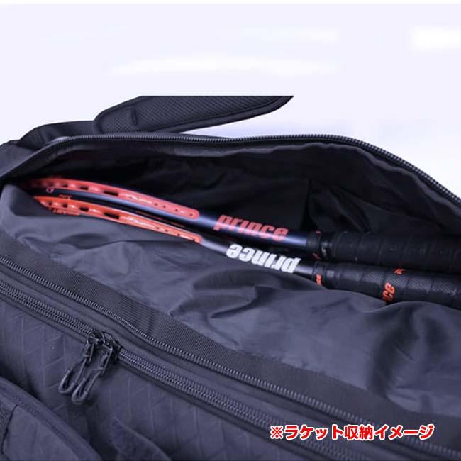 ラケット収納可 blueeq(ブルイク) 2025 5R BOSTON BAG MEDIUM ハイブリッド ボストンバッグ ミディアム 56L テニスバッグ BQB-00052-010 ブラック(25y12m) |  | 11