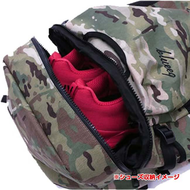ラケット収納可 blueeq(ブルイク) 2024 HYBRID BACKPACK X-PAC ハイブリッドバックパック 30L BQB-00038(24y12m) |  | 09