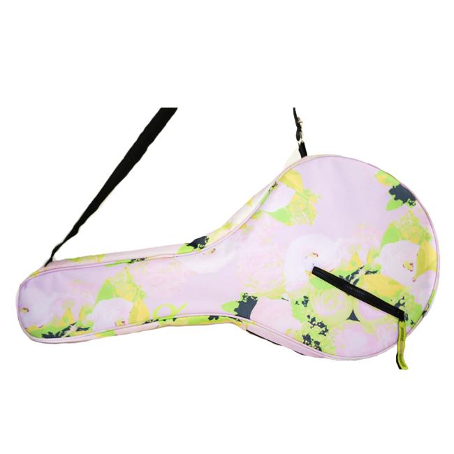 １・２本収納可能 deucekat(デュースキャット) Deuce Lime Bloom デュース ライム ブルーム ラケットバッグ  ラケットケース ソフト素材 |  | 08