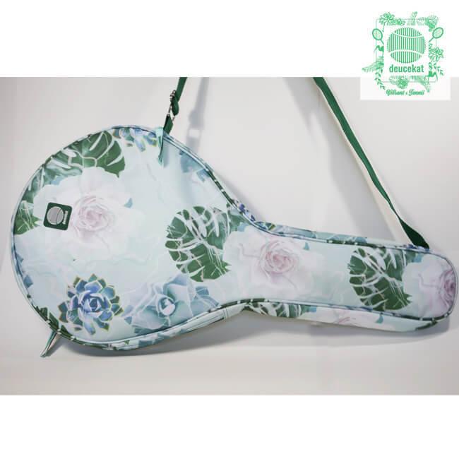 １・２本収納可能 deucekat(デュースキャット) Cactus Love カクタス ラブ ラケットバッグ ラケットケース ソフトな質感の柔らか素材 |  | 07