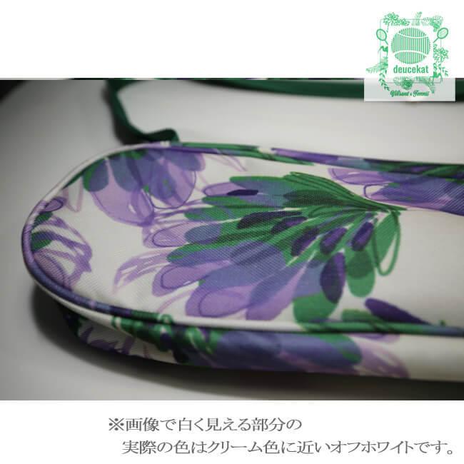 １・２本収納可能 deucekat(デュースキャット) Jacaranda Bloom ジャカランダ ブルーム ラケットバッグ ラケットケース ソフト素材 |  | 06