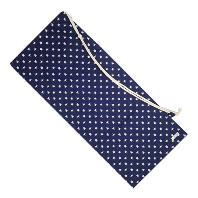 ラケットケース 便利なソフトタイプ ２本収納 フェリーチェ(felice) テニスラケット用 ソフトケース 星柄(スター柄) ネイビー×ホワイト | 