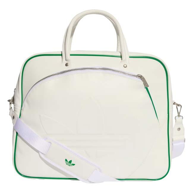 ラケット収納可 adidas Originals(アディダスオリジナルス) LONDON ロンドン ボウリングバッグ テニスバッグ JX7870 ホワイト(26y1m) | adidas Originals