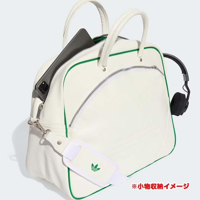 ラケット収納可 adidas Originals(アディダスオリジナルス) LONDON ロンドン ボウリングバッグ テニスバッグ JX7870 ホワイト(26y1m) | adidas Originals | 06